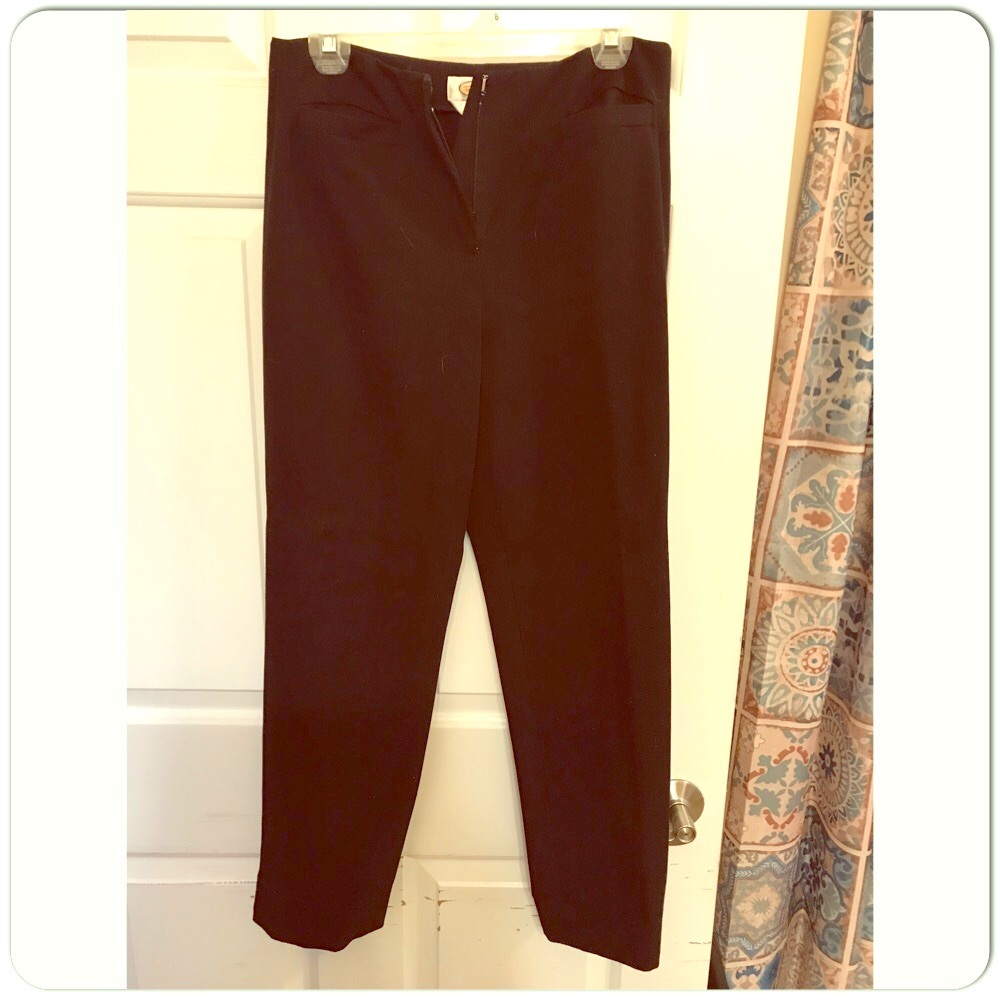 Talbots Black Dress Pants Sz 10 Stretch